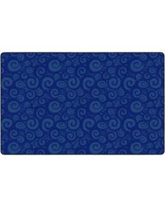 SWIRL TONE ON TONE BLUE