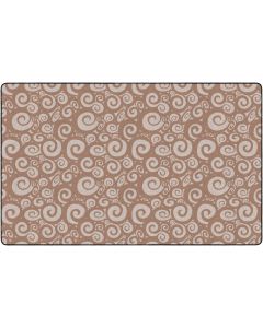 SWIRL TONE ON TONE ALMOND