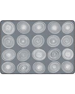 CIRCLES, GREY & WHITE