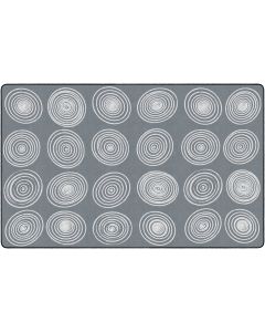 CIRCLES, GREY & WHITE